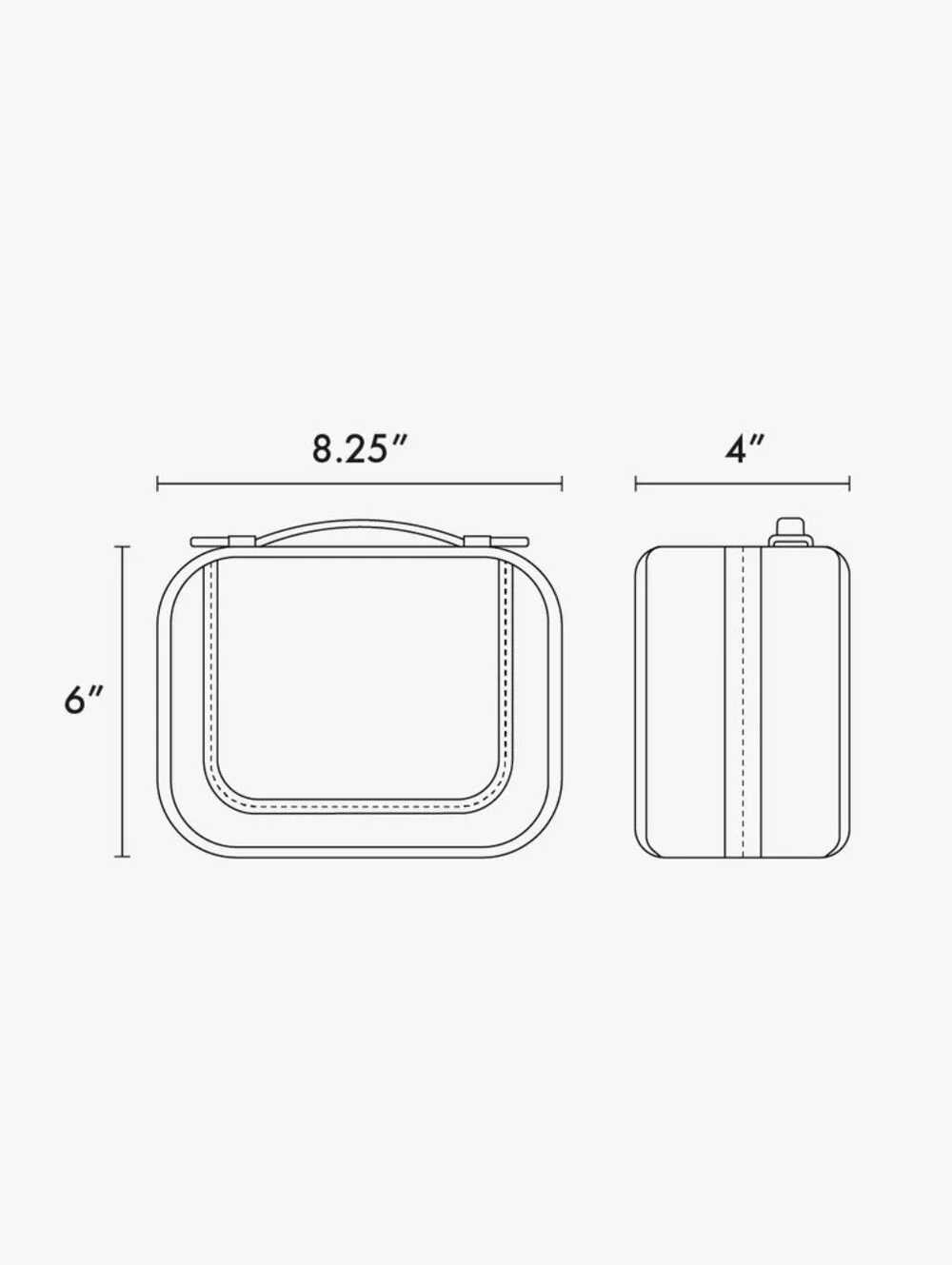 Calpak Small Clear Cosmetic Case